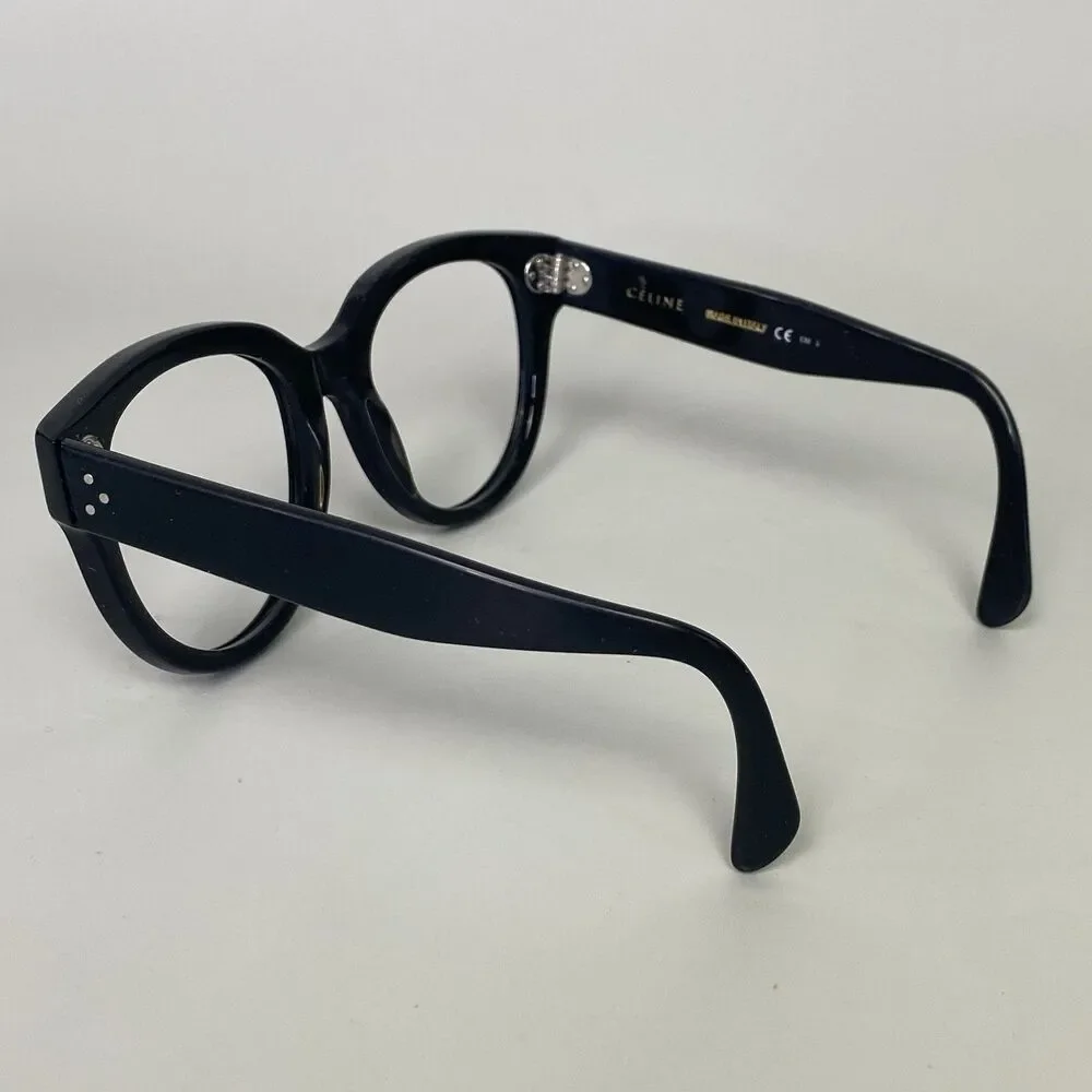 CELINE CL41755 Audrey 807/3H Black Cat eyeglasses 55-22-145 Italy Classic Frame
